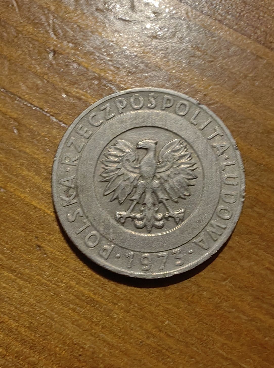 Moneta PRL 20 zł 1973 KWOTY i wieżowiec. Bez znaku mennicy