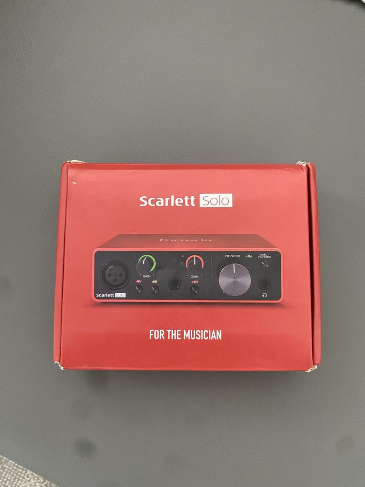 Scarlett Solo 3rd Gen – 75€