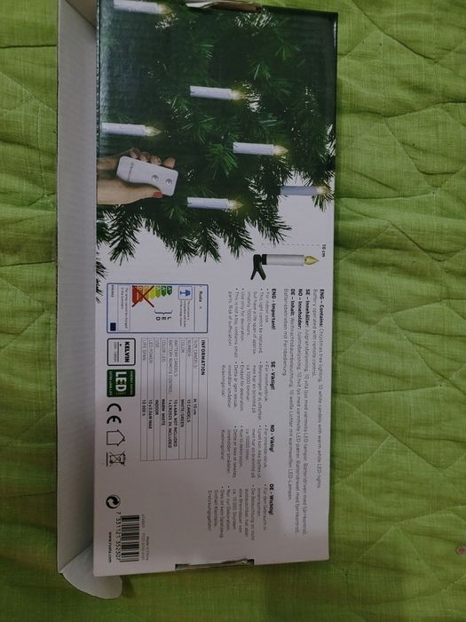 Свічки LED  бездротові на ялинку