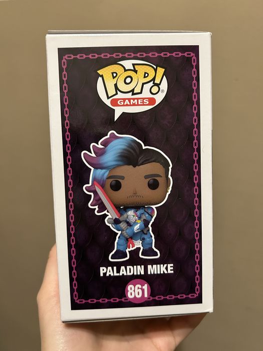 Pudełko po Funko Pop Paladin Mike Tiny Tina's Wonderlands nr 861