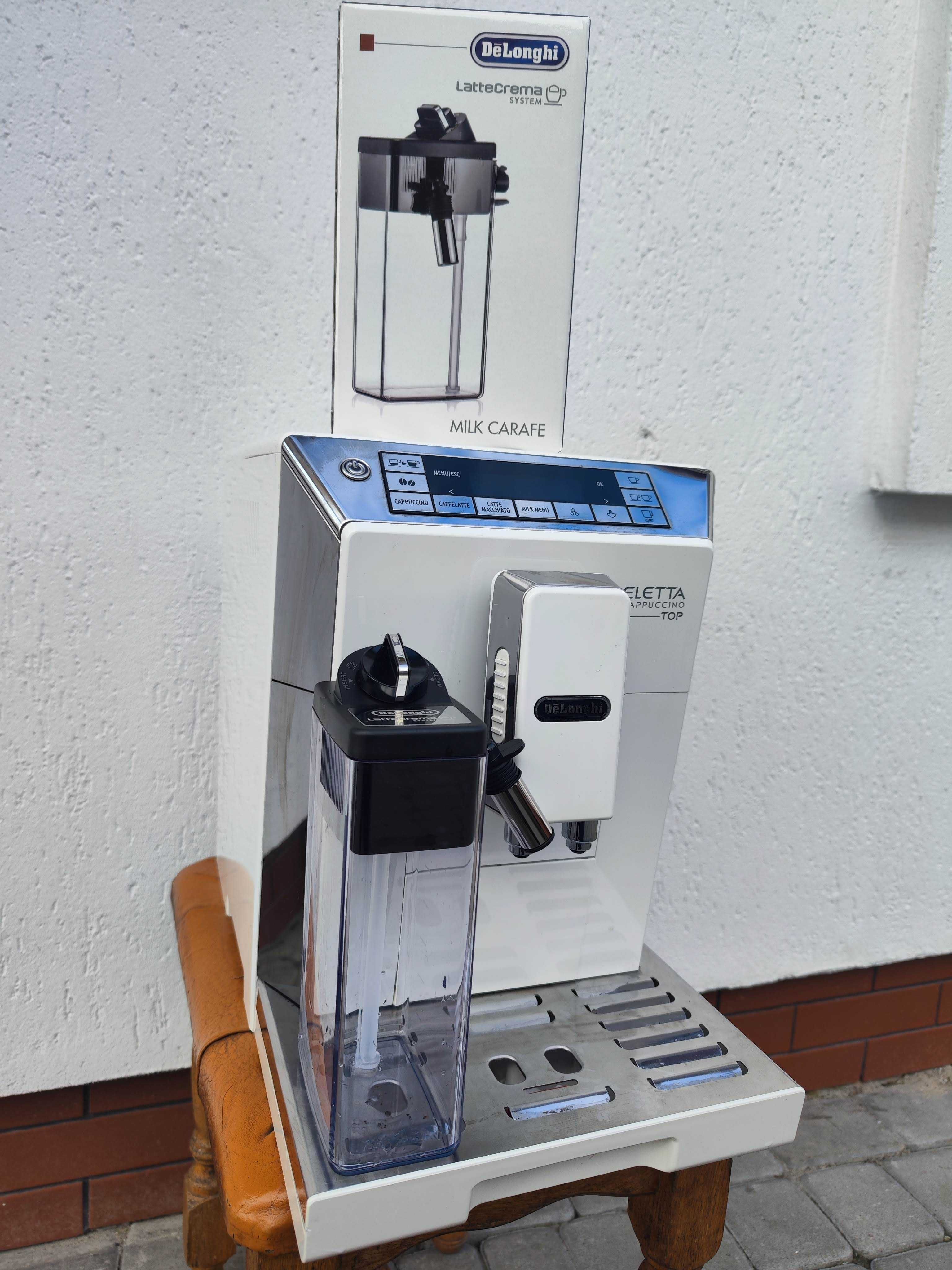Кавомашина кофемашина Delonghi Eletta Cappuccino Top ECAM 45.766.W