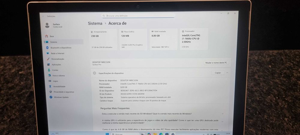 Surface Pro (5.ª geração)