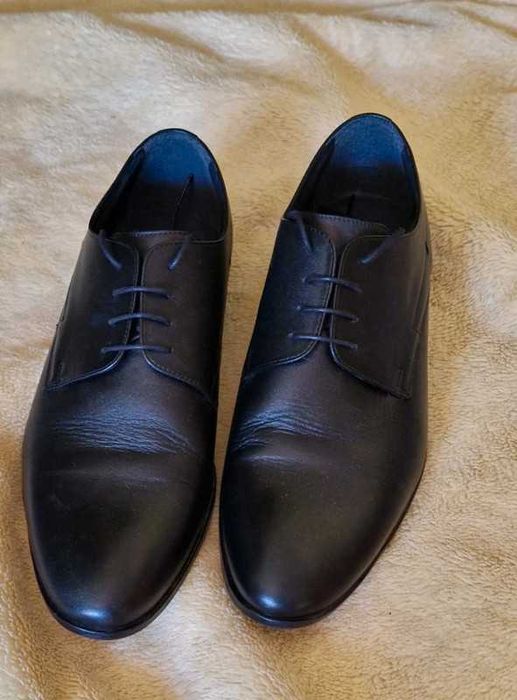 Buty Giacomo Conti czarne pantofle rozmiar 44 45 "nowe"