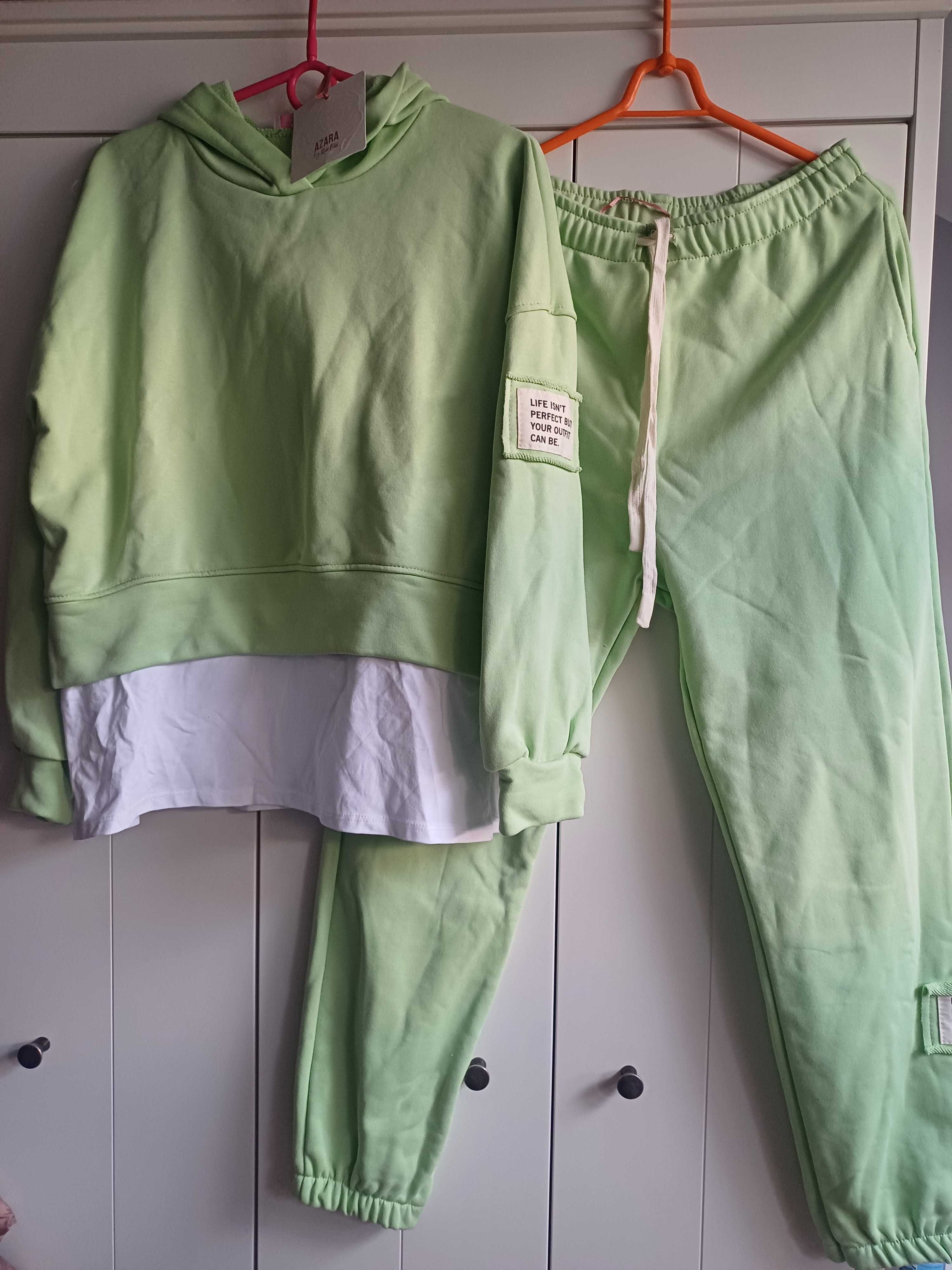 Dres damski Azara r.uni pistacjowy