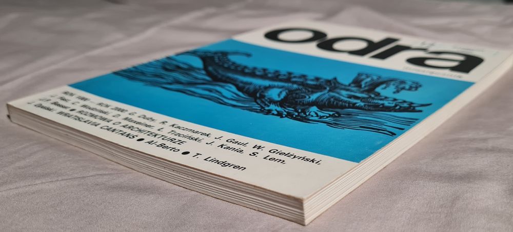 Miesięcznik Odra, grudzień 1995, Duby, Giełżyński, Kozioł, Lem