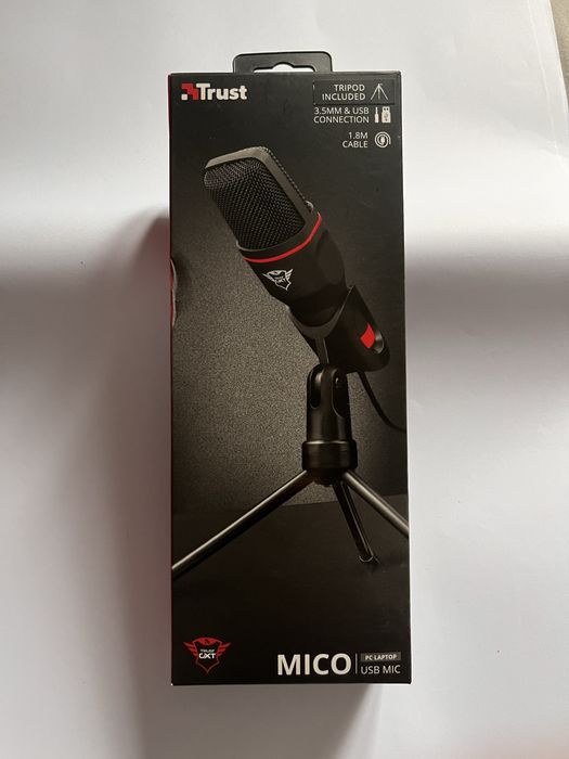 Mikrofon Trust GXT usb TRIPOD w zestawie gratis