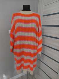 Sweter tunika oversize