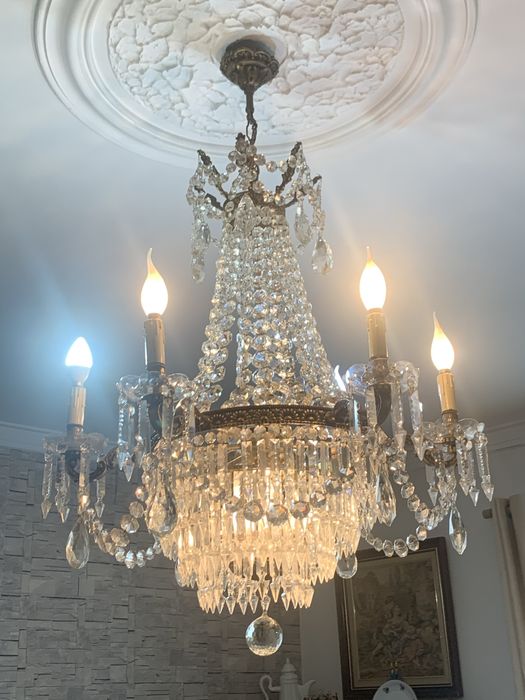 Lustre de Cristal Clássico