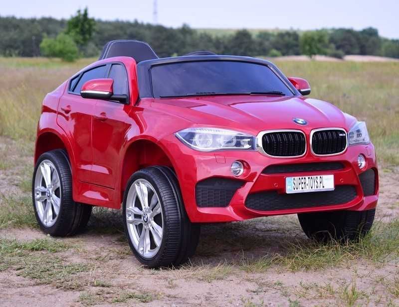 Auto samochód na akumulator BMW X6 pojazd autka samochodzik jeździk RC