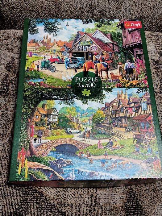 Набір з 2 пазлів по 500 шматочків