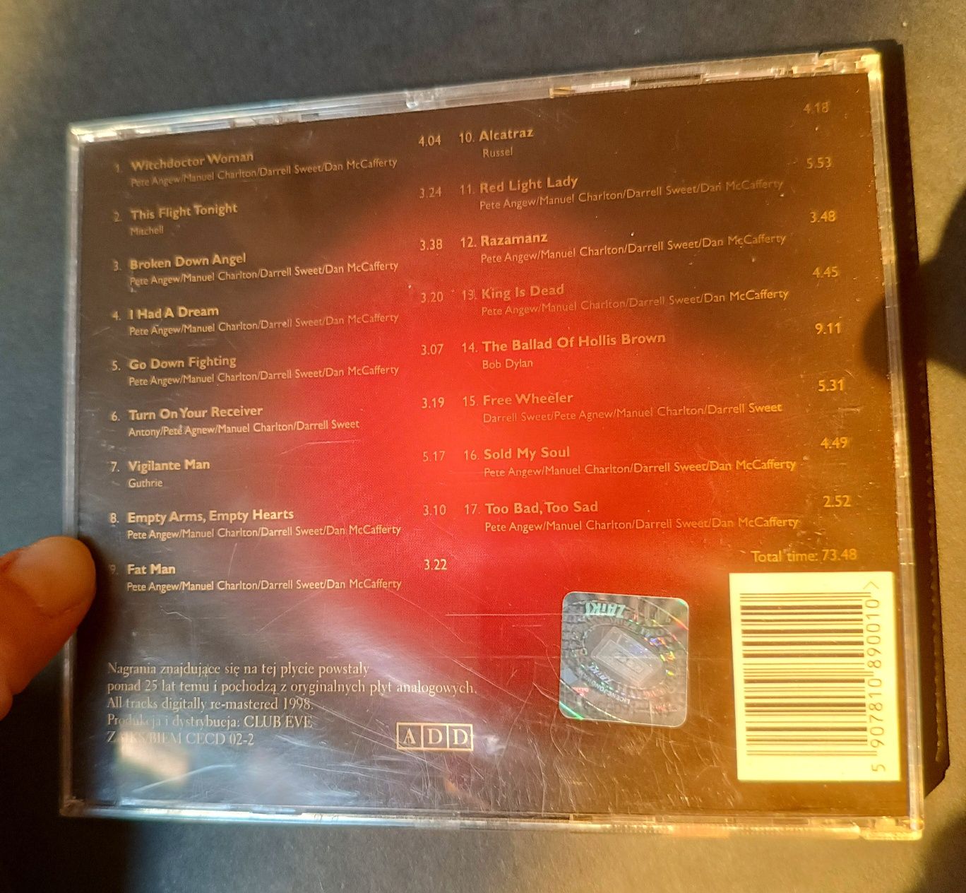 Nazareth Golden Rock Classic CD