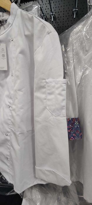 WYPRZEDAŻ EKSPOZYCJI Bluza szefa kuchni biała Robur MELBOURNE M/L nowa