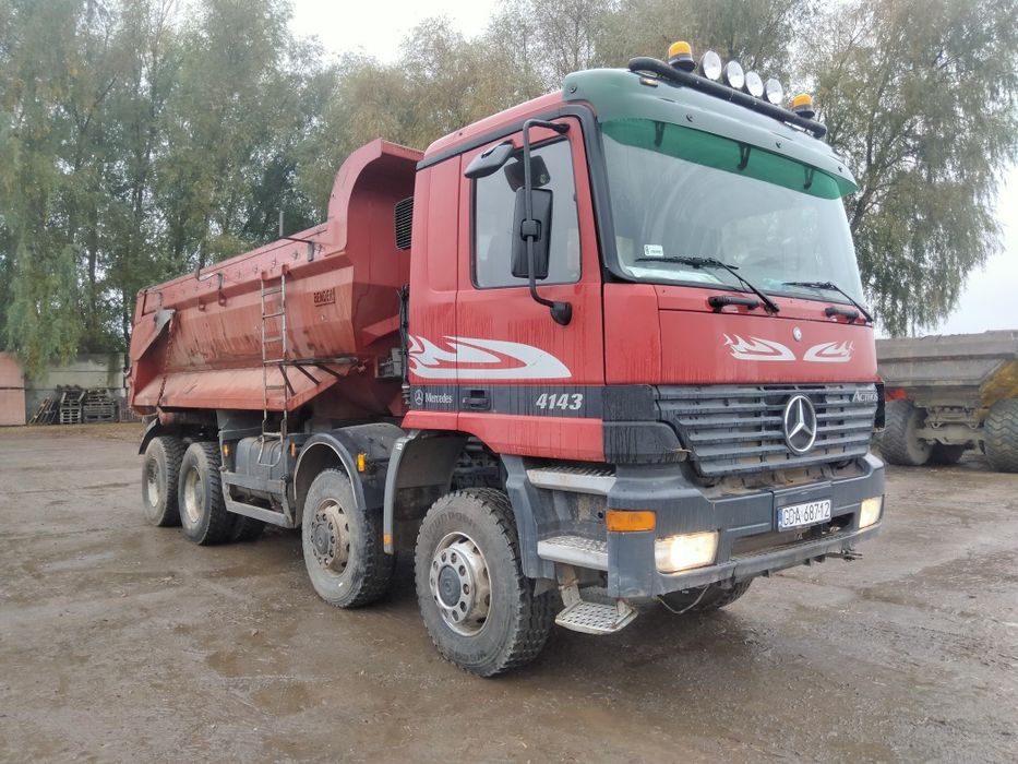 Mercedes Actros 4143 8x8 + Reduktor Wywrotka Czteroośka  / Man Scania