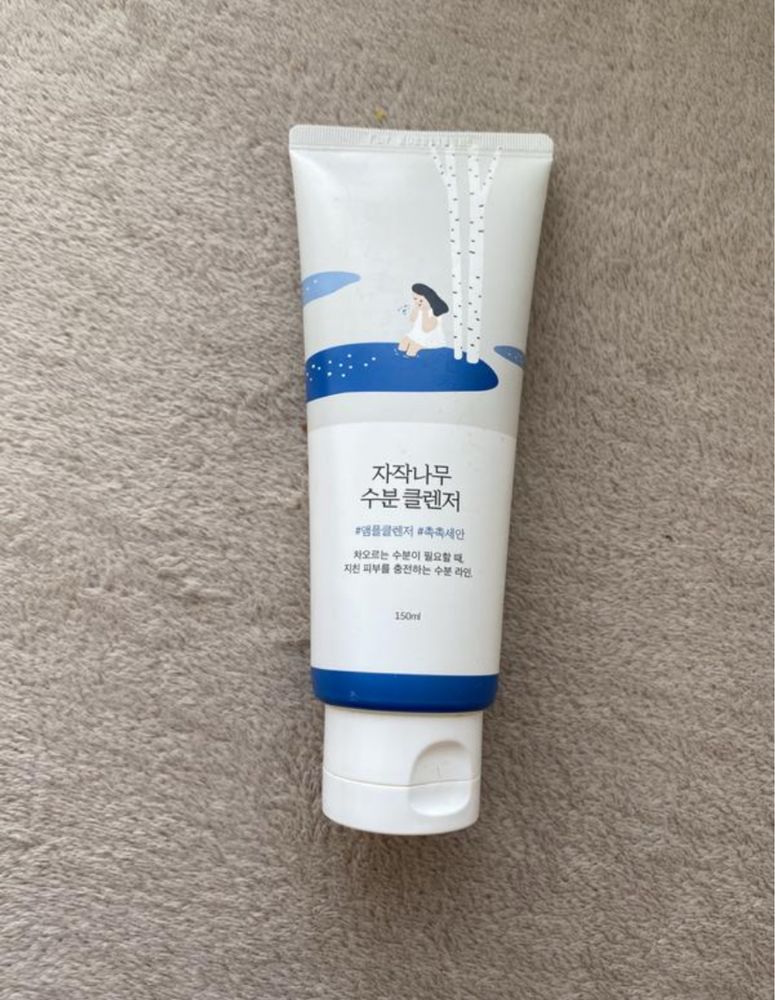 Round lab birch juice moisturizing cleanser 150 ml пінка доя обличчя