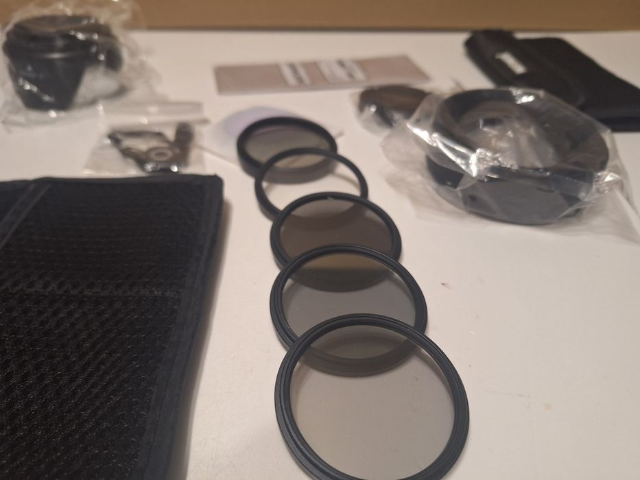 Zestaw filtrów obiektywu aparatu 49mm + akcesoria  Neewer