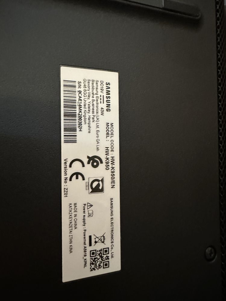 Soundbar Samsung HW-K950