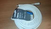 Kabel Antenowy - HAMA - Kabel Koncentryczny - DVB-T2 - 10 metrów