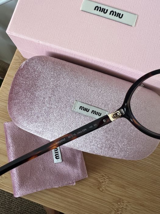 Okulary korekcja zerówki jajeczka miu miu panterka