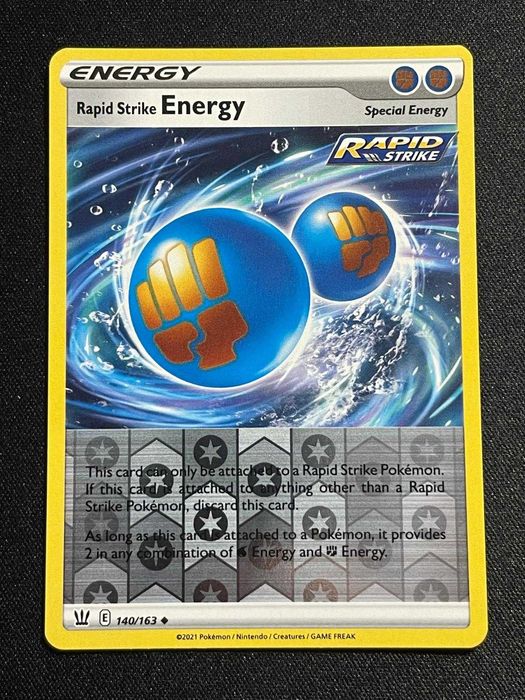 Carta Pokémon Rapid Strike Energy 140/163 Battle Styles