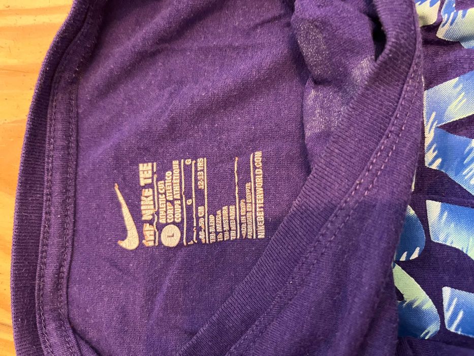 NIKE tshirt manga curtas 12-13 anos 46-56cm