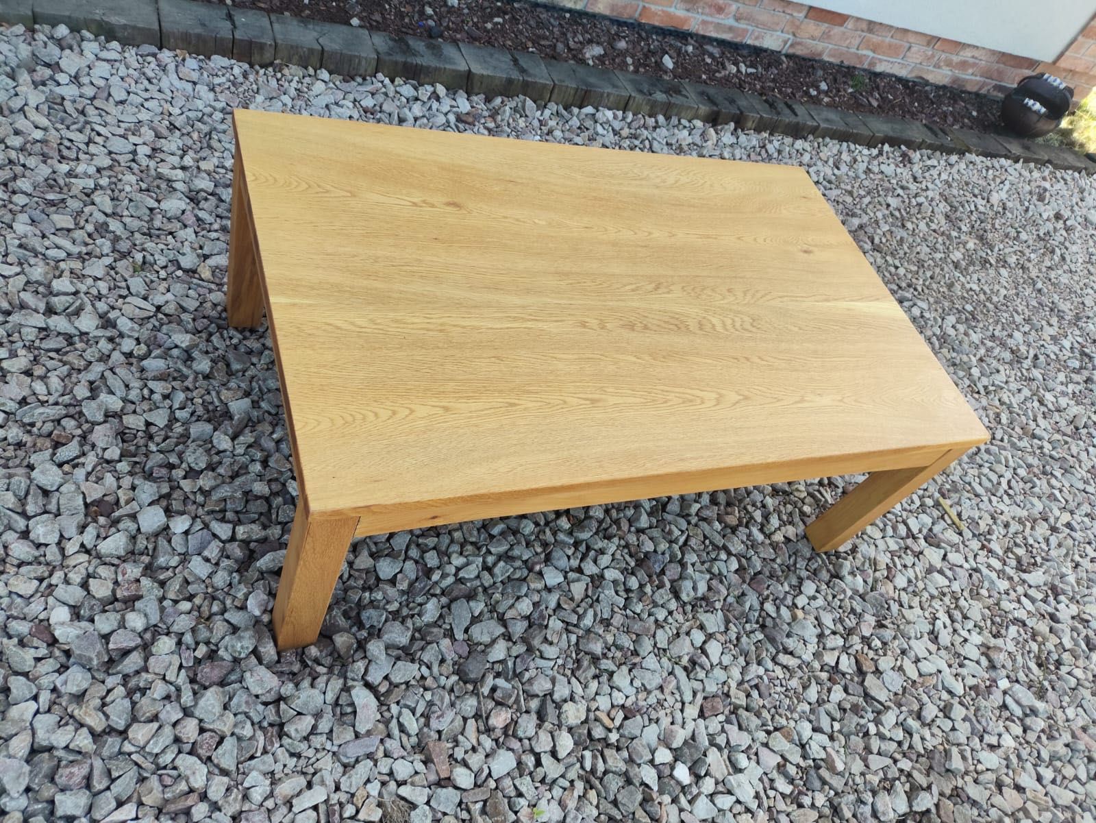 Ława dębowa stolik stół 120x75x45