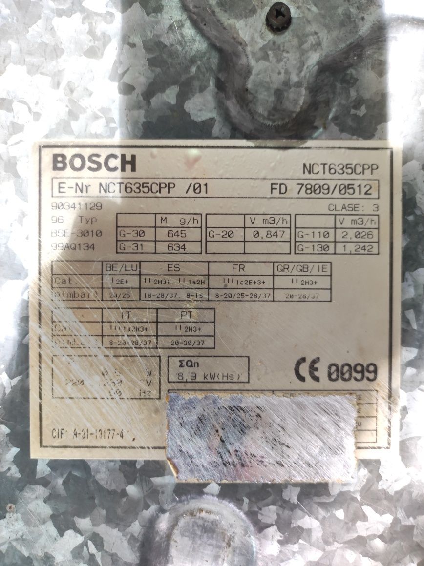 Placa Fogão Bosch