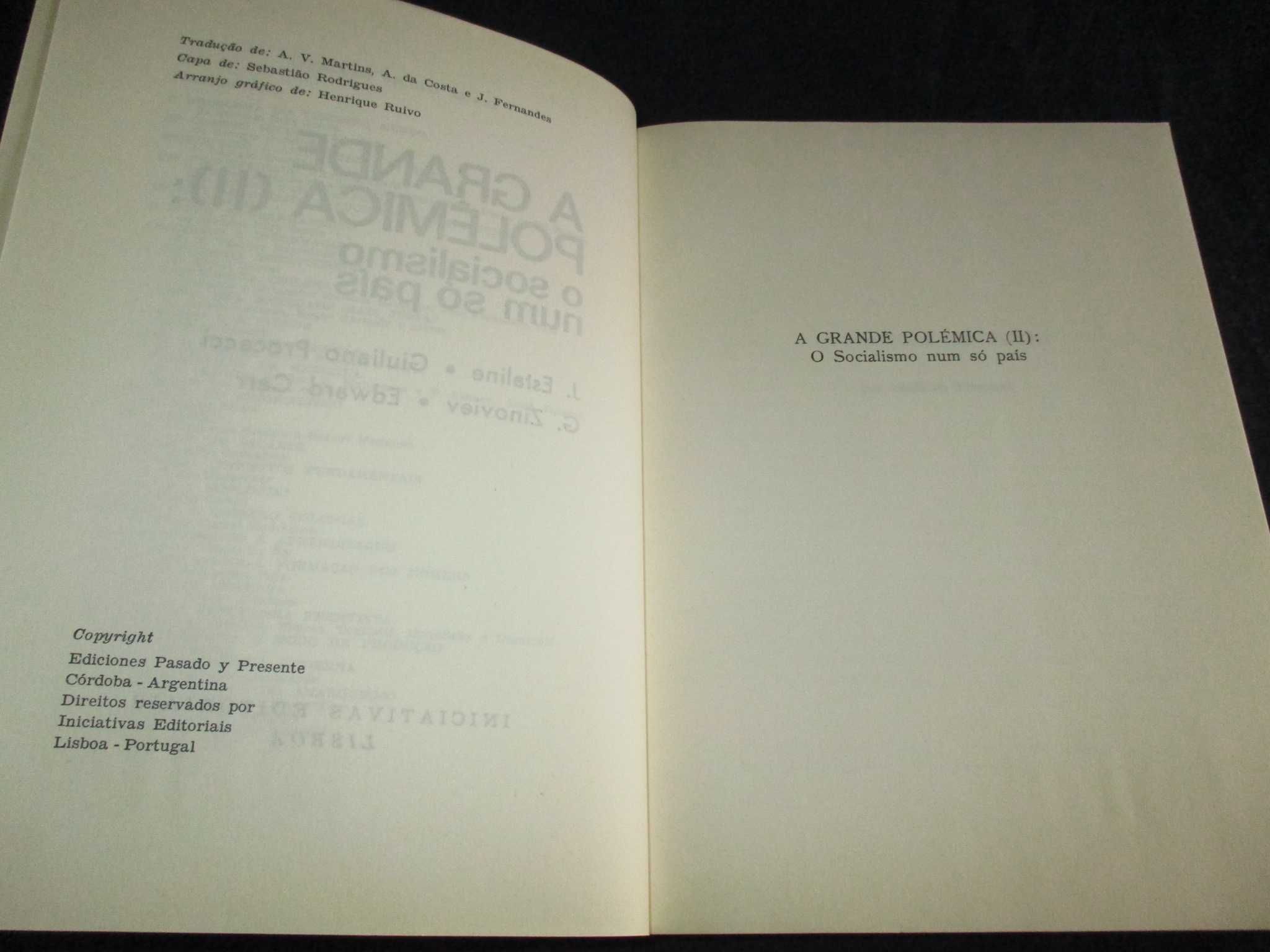 Livro A Grande Polémica (II) O Socialismo num só país