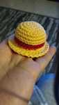 Chapéu de Palha do Luffy (One Piece) em Amigurumi