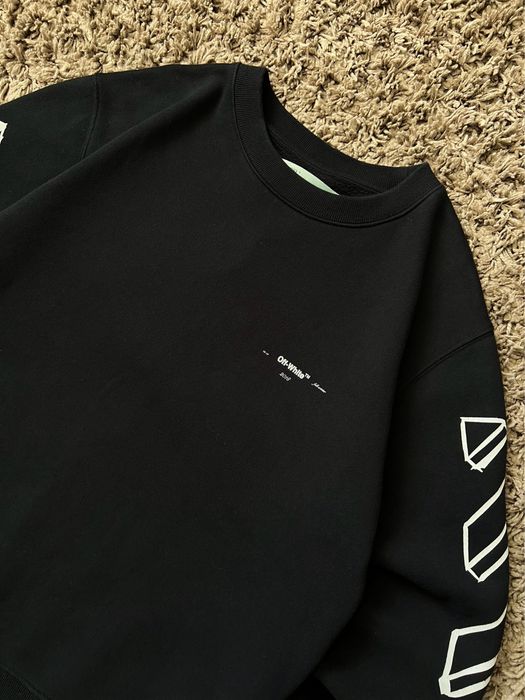 Оригинальный свитшот Off-White с фирменным принтом