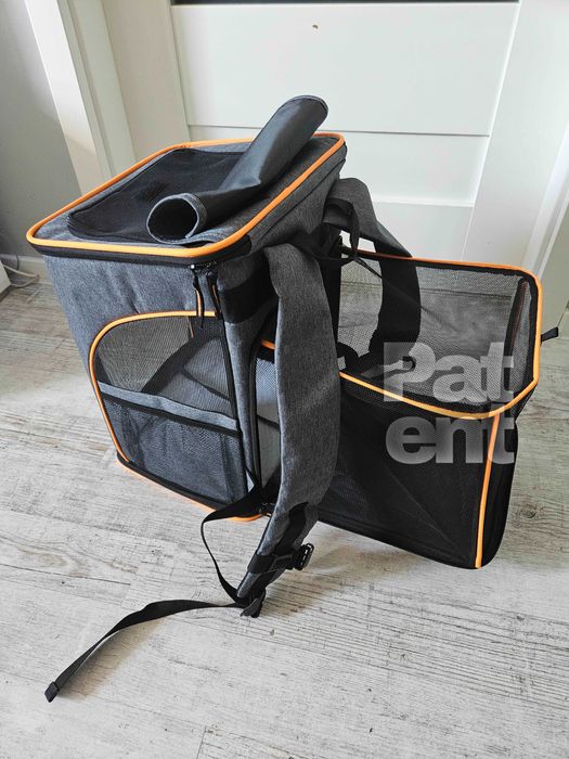 Plecak dla kota psa transporter duży rozkładany pojemny do zwierząt