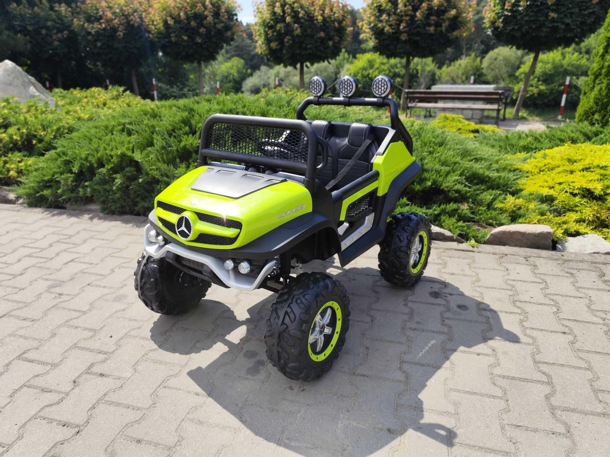 Auto Na Akumulator Mercedes Unimog 4x4 Napęd - Pilot - NOWE