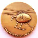 Medalha de Bronze Aviação Aviões McDonnell Douglas Heliportugal 1992