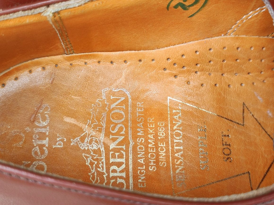 Buty skórzane Grenson Oxfordy England rozm.42,5