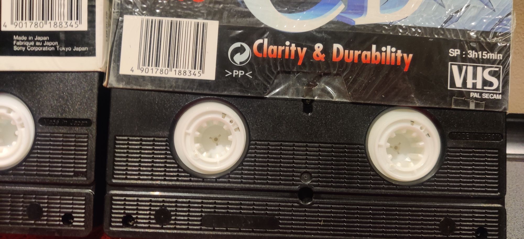 Kasety  Sony VHS do magnetowidu