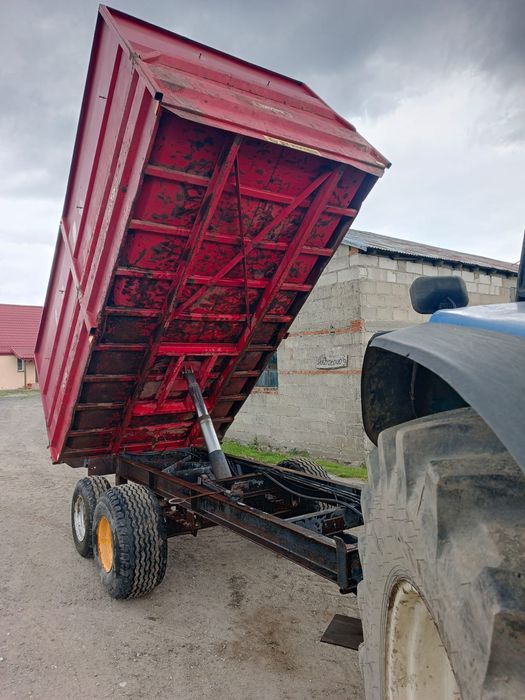 Przyczepa rolnicza budowlana wywrotka 8 t tandem kimadan navtek zareje