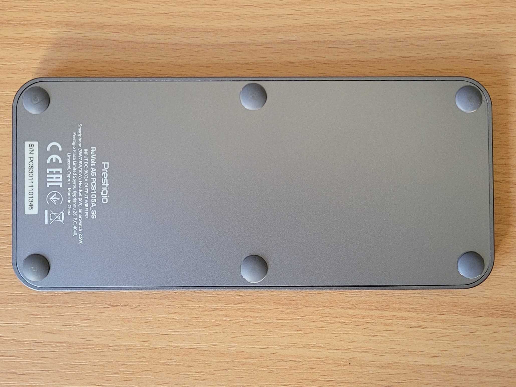 Prestigio Revolt A5 Qi – Bezprzewodowa Stacja Ładująca 3 w 1