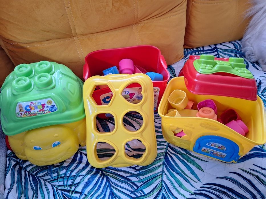 Zestaw - klocki gumowe clemmy baby