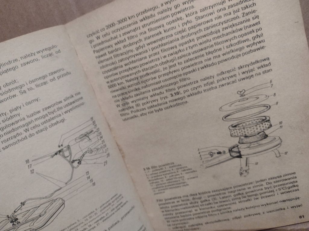 Jeżdżę Samochodem Polski Fiat 125P Naprawa 1979