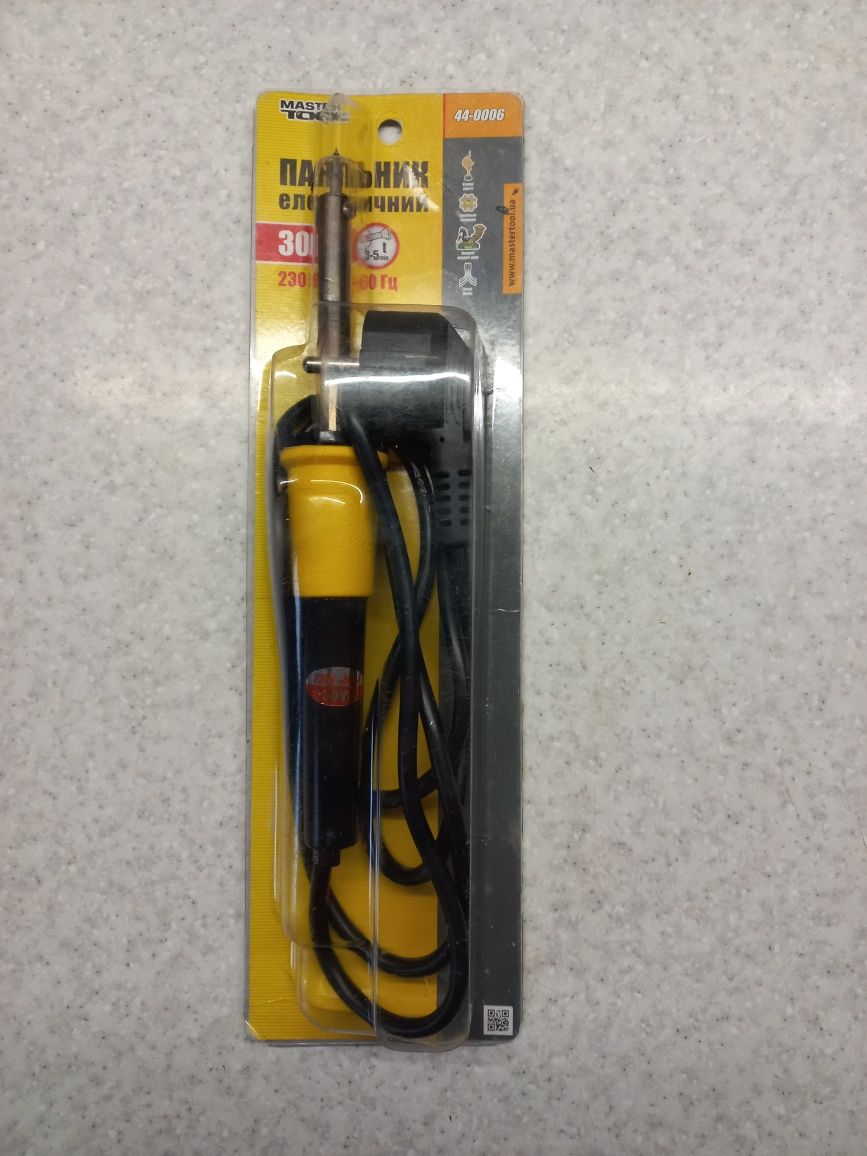 Паяльник електричний Master Tool 30 Вт, 230 В, 50-60 Гр