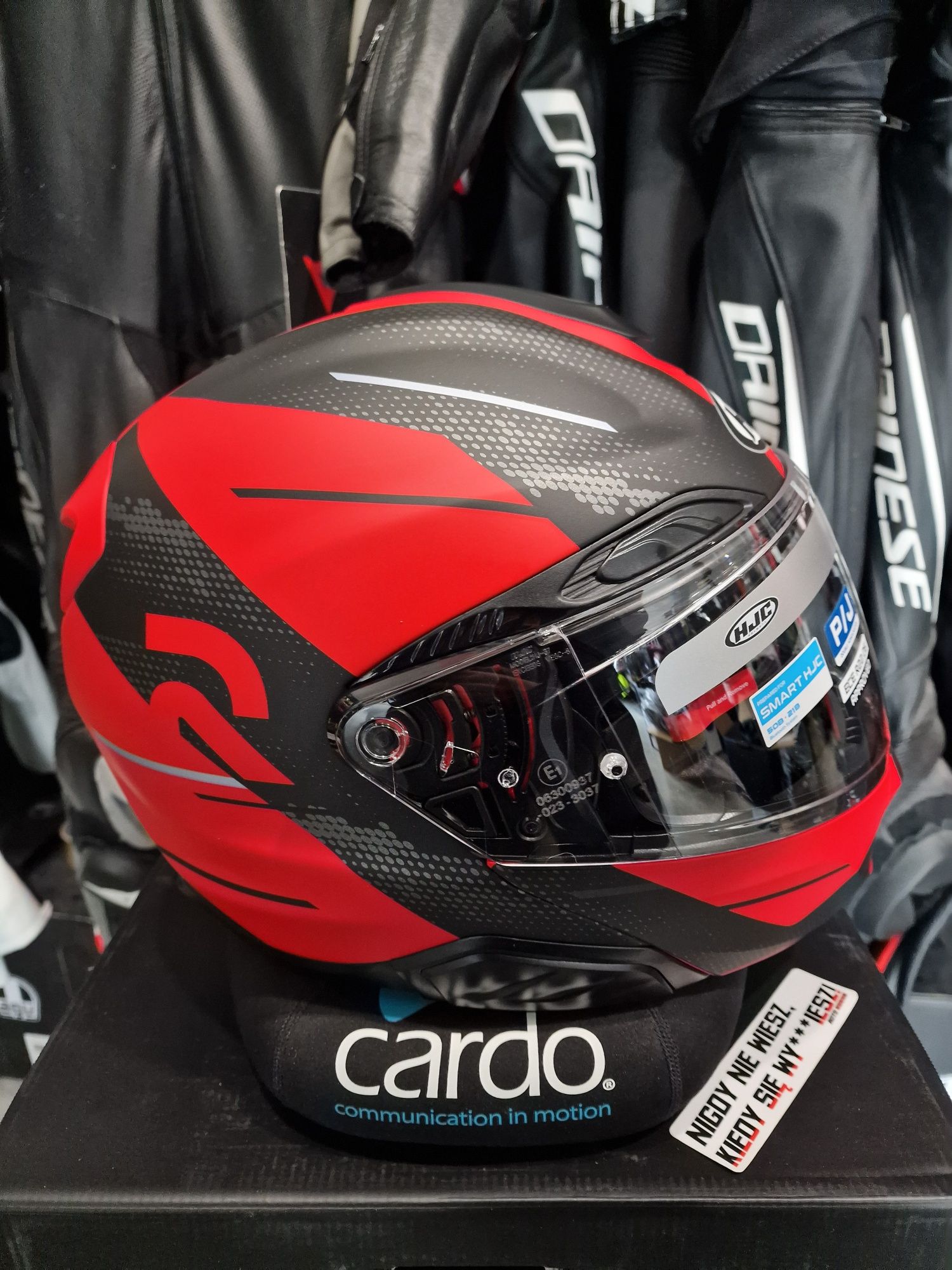 Kask motocyklowy HJC RPHA 91 BLAT MATT red/black roz.S'L'