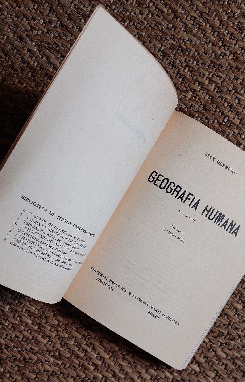 Geografia Humana II - Max Derruau