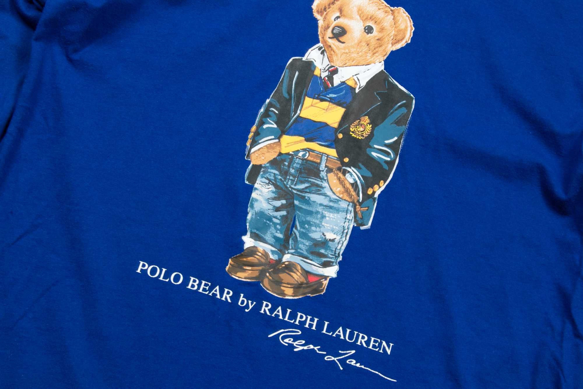 Longsleeve z kapturem Ralph Lauren Polo Bear S