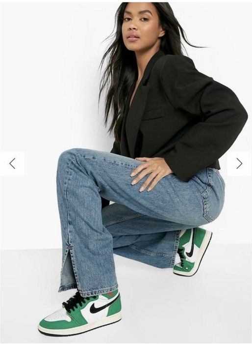 Джинсы boohoo, джинси тренд, палаццо з розрізами.