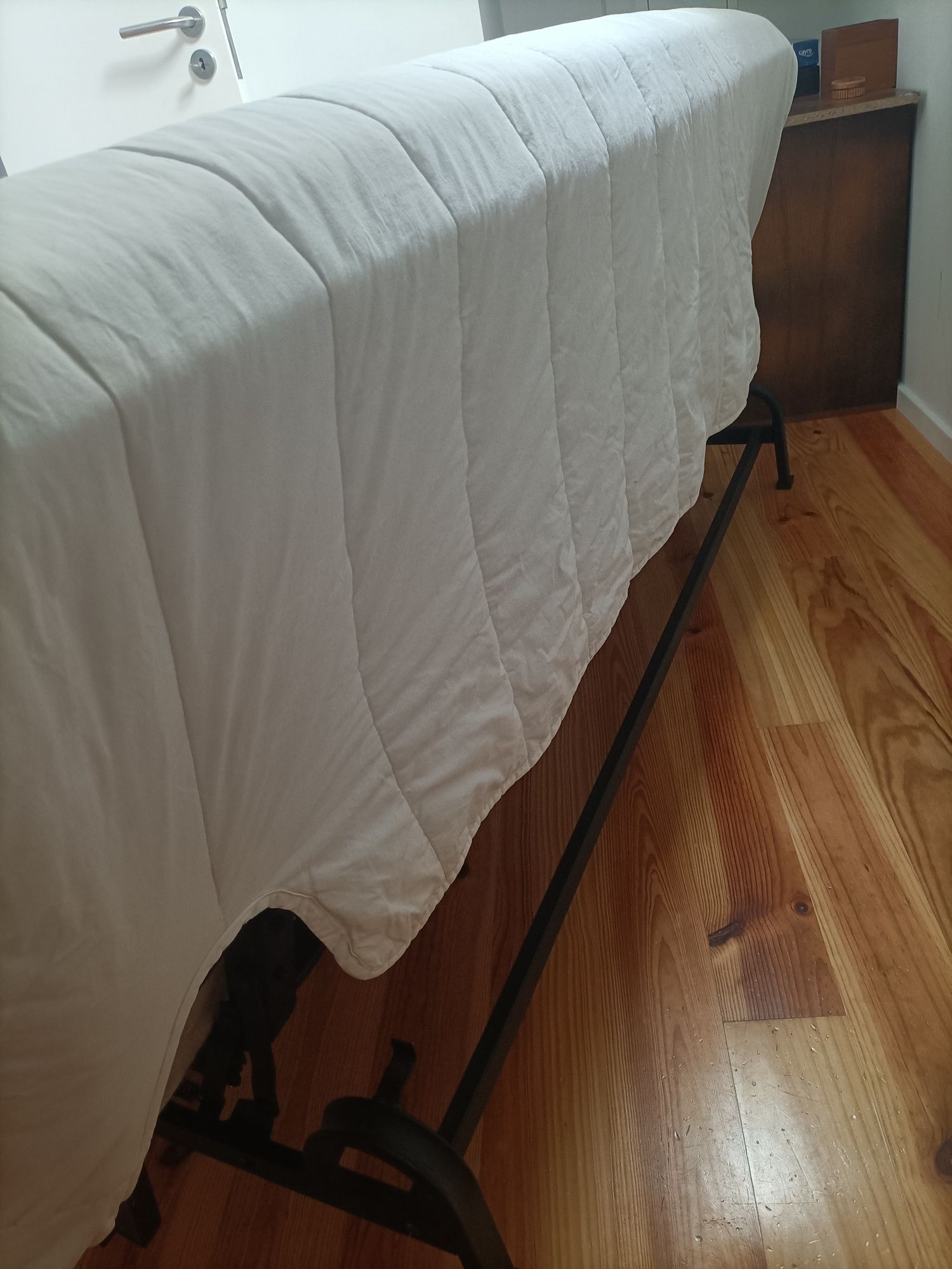 Sofá cama IKEA branco com forra amovível e lavável