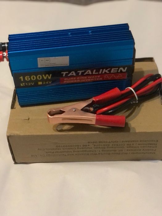 Przetwornica 12V 230v Czysta fala sinusoidalna 1600W