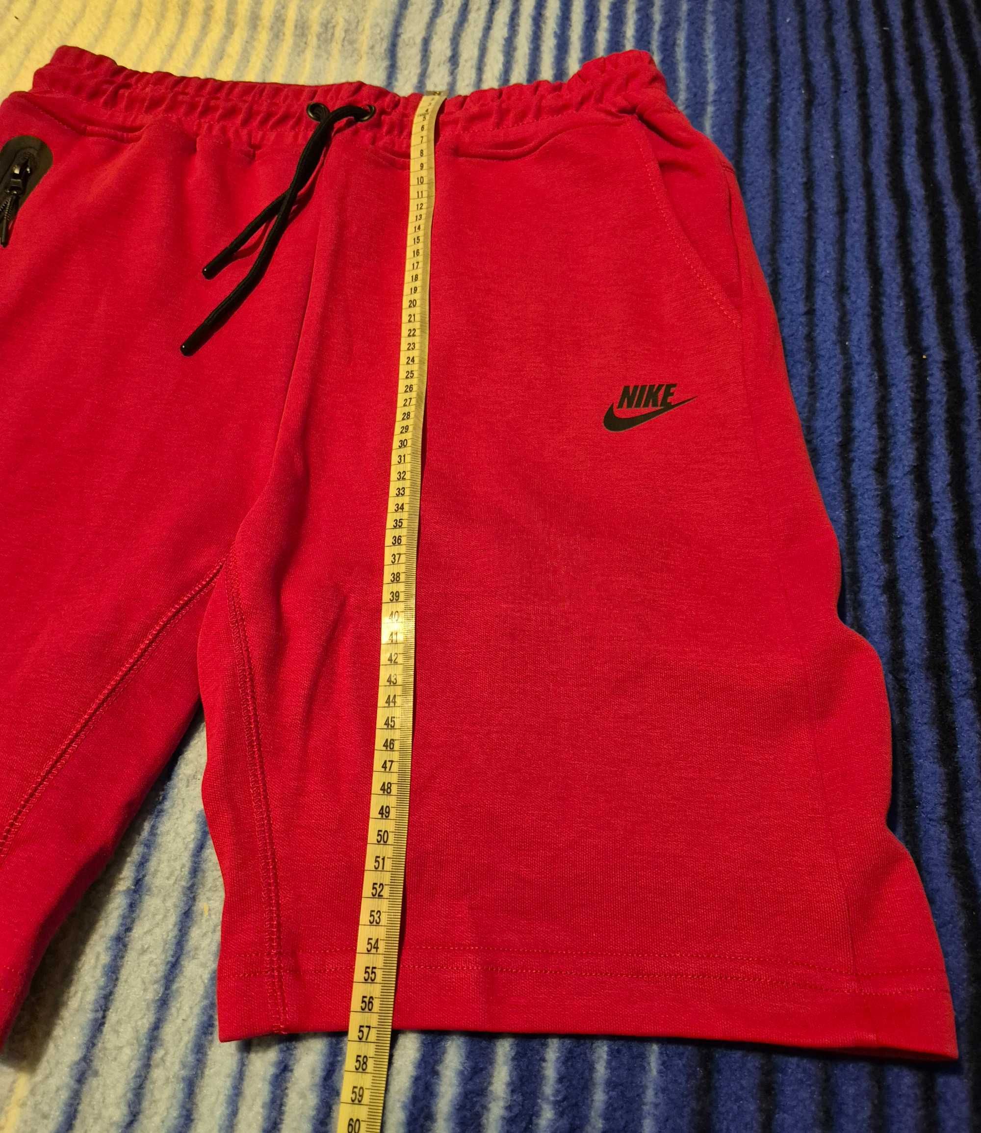 Nowe bawelaniane czerwone spodenki nike okazja tanio super jakosc