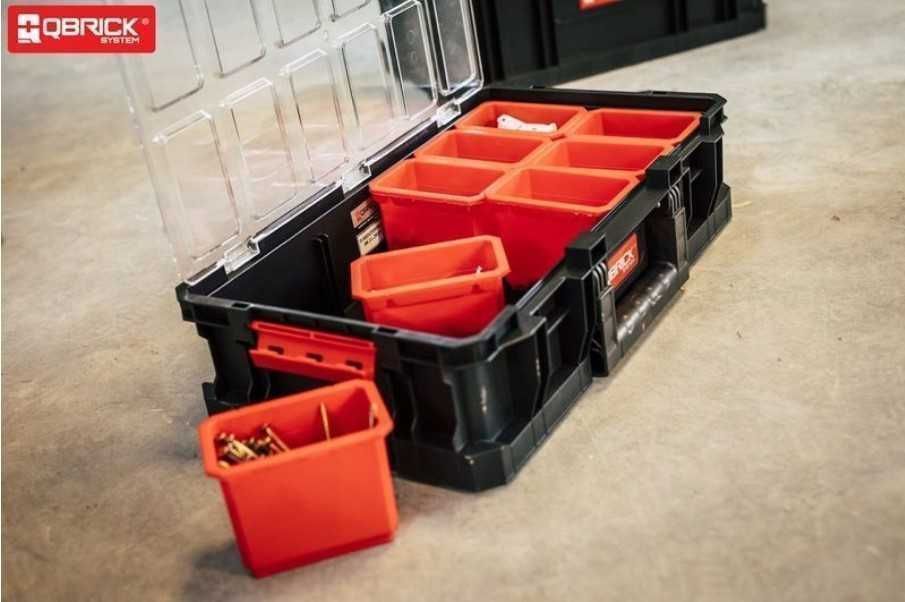 MEGA DUŻA Skrzynka narzędziowa moduły * 6w1 * Qbrick Two Cart FV NOWA!