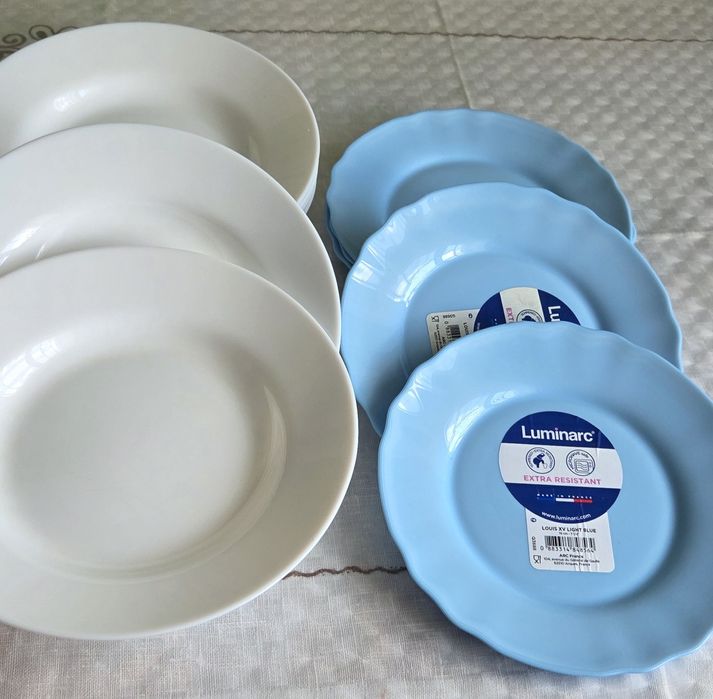 Тарелочки стеклокерамика 6шт.