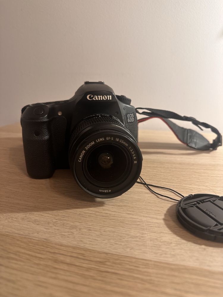 Canon EOS 60D + obiektyw 18-55mm IS – zestaw do zdjęć i filmów!