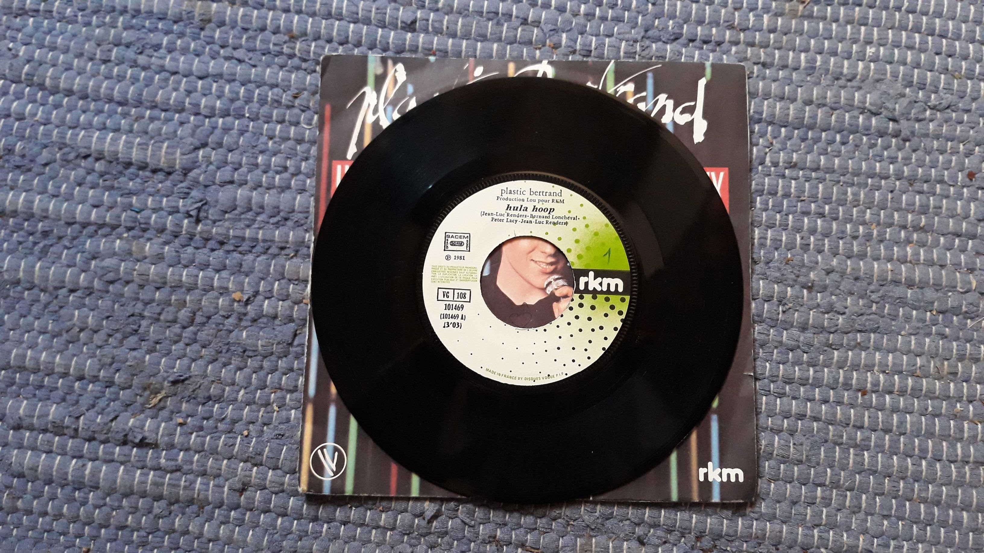 Plastic Bertrand - Hula Hoop - vinil single - portes incluídos